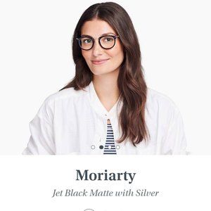 Warby Parker Moriarty Jet Black Frames